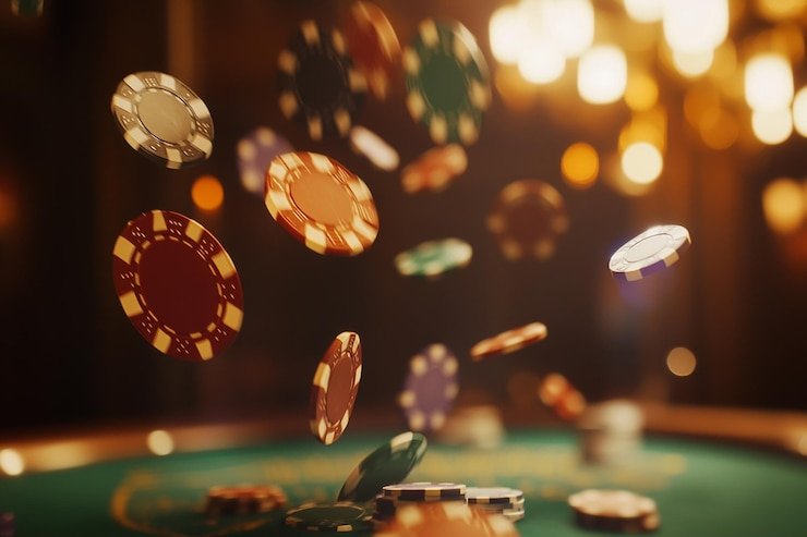 Live dealer blackjack studio with multiple camera angles and professional gaming table at indoslot777