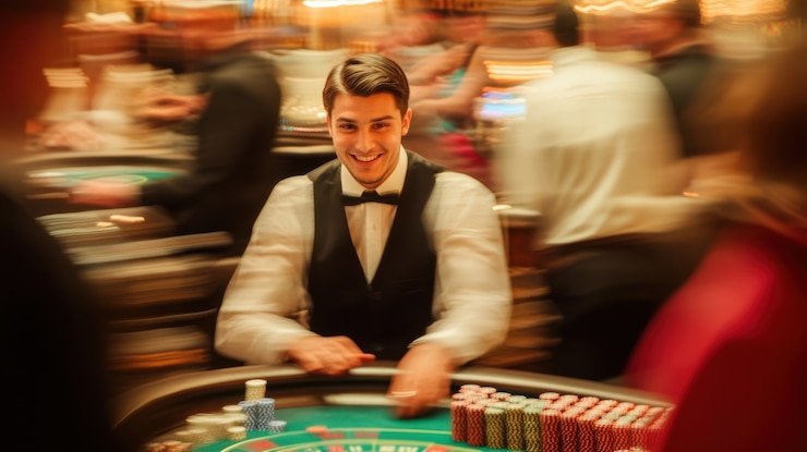 Mobile phone displaying indoslot777 live roulette table interface with confirmed balance visible at top